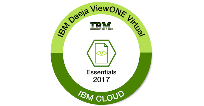 IBM Daeja ViewONE Virtual Essentials - 2017 - Credly