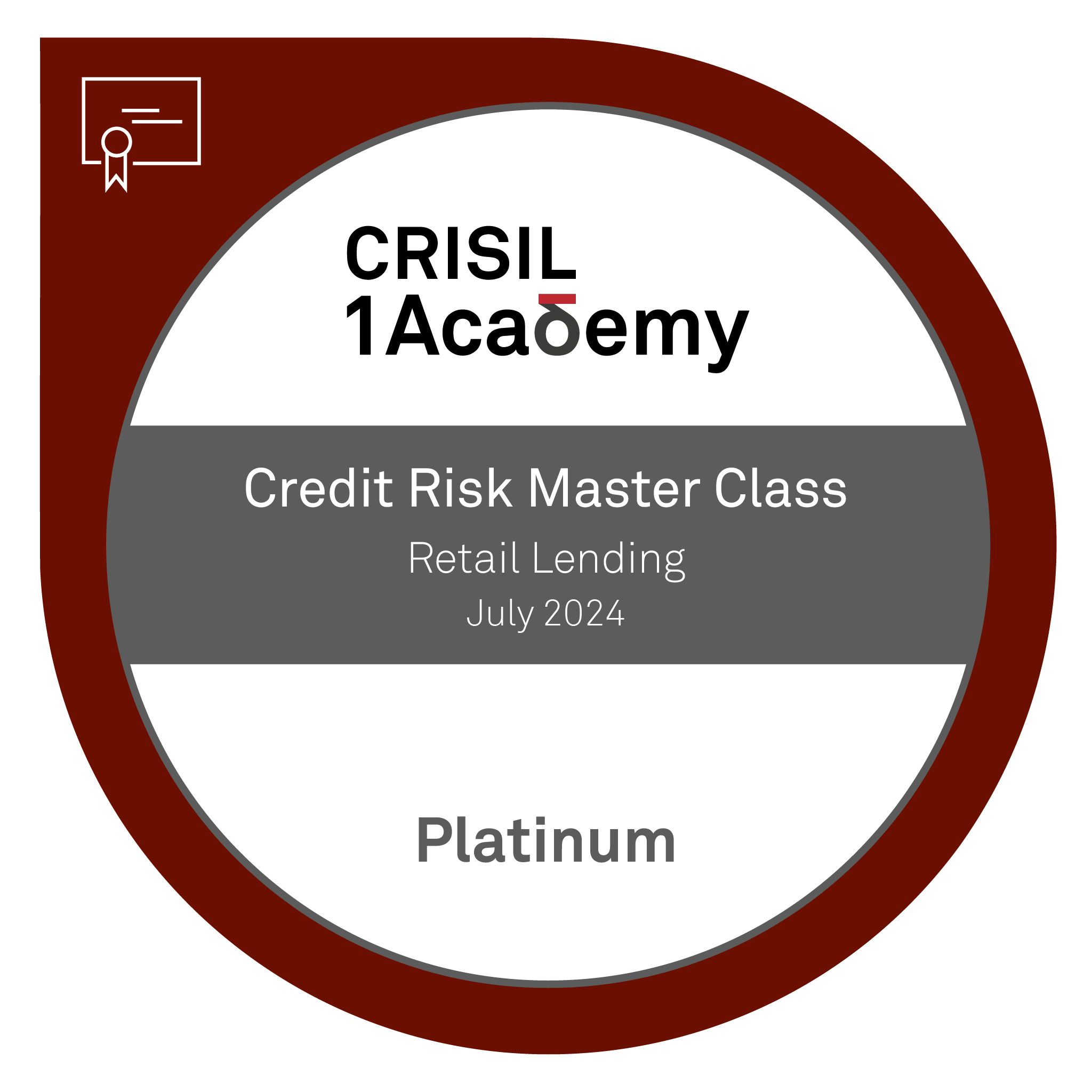 Credit Risk Master Class on Secured Lending - Level 2 (for ACM/RCM)