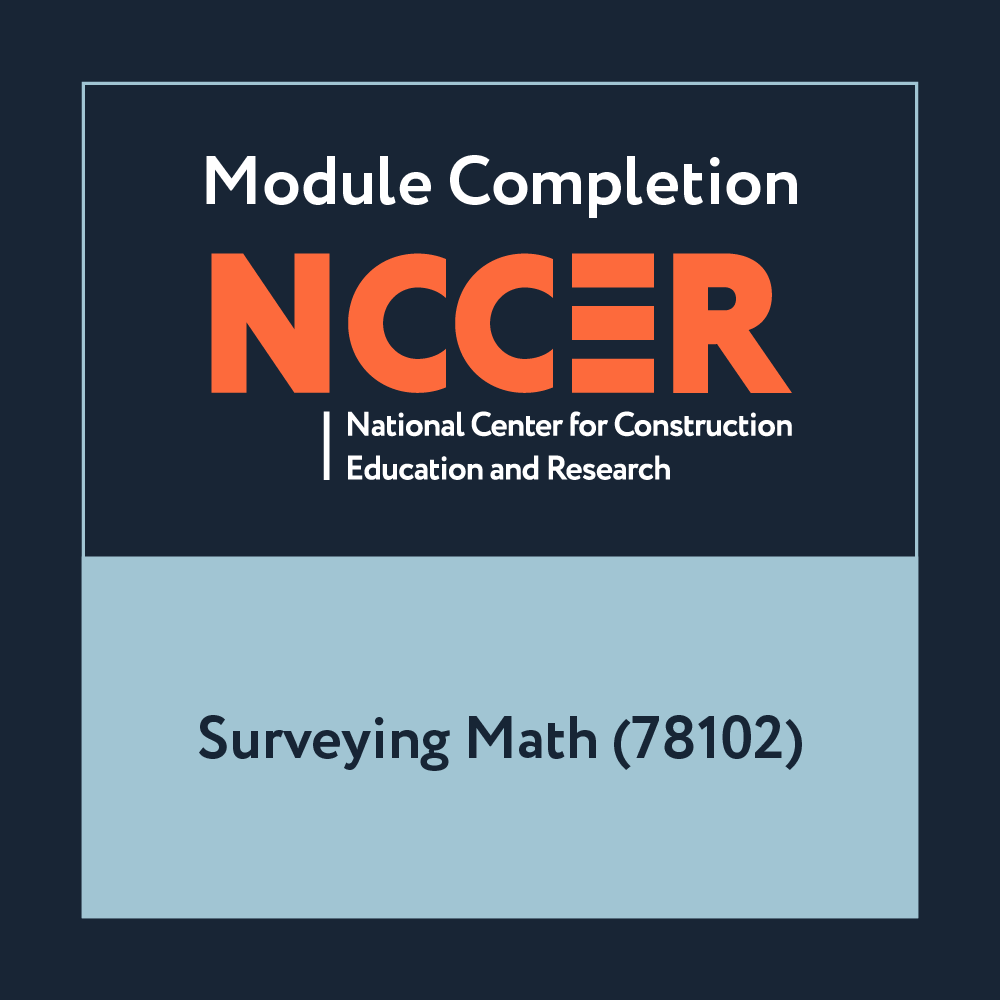 NCCER Surveying Math (78102)