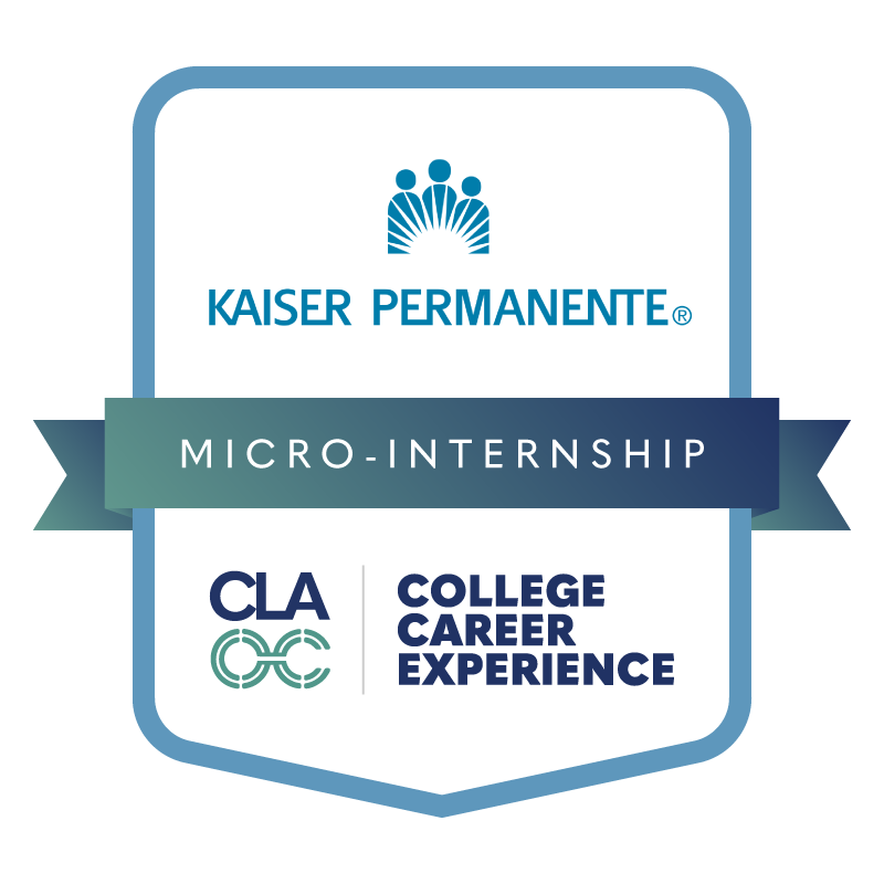 CLAOC College Micro-Internship @ Kaiser Permanente