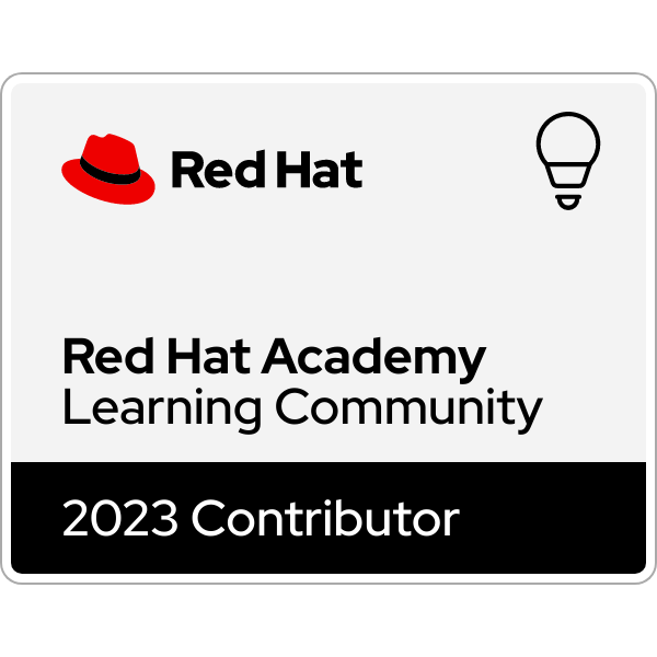 Red Hat Academy Learning Community Credly