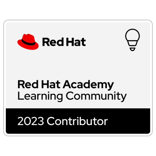 Red Hat Academy Learning Community Credly