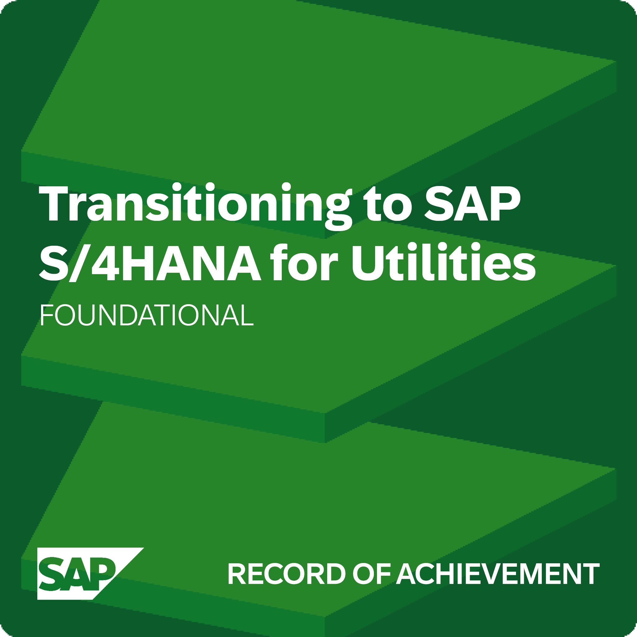 Transitioning to SAP S/4HANA for Utilities - Record of Achievement