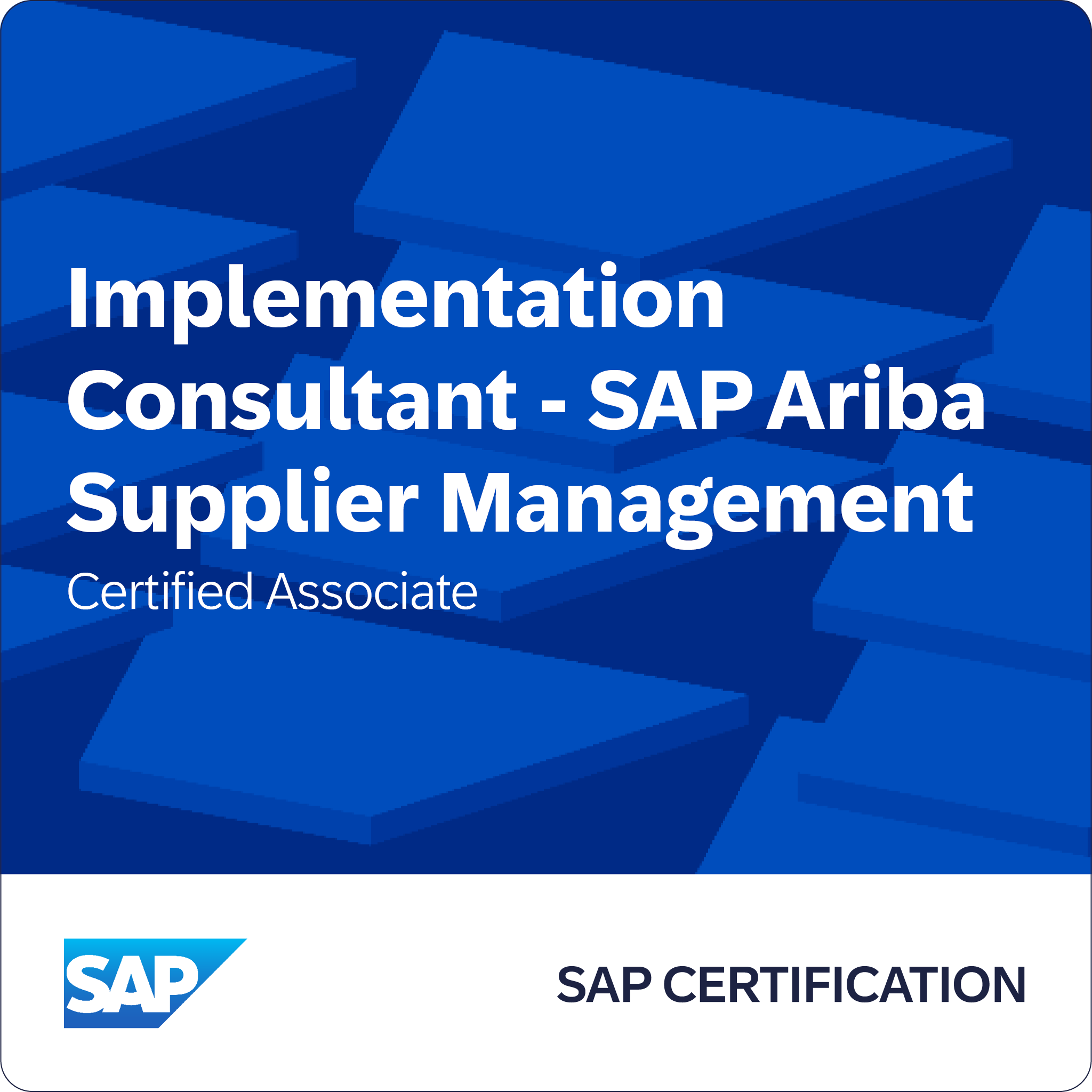 SAP Certified Associate - Implementation Consultant - SAP Ariba Supplier Management