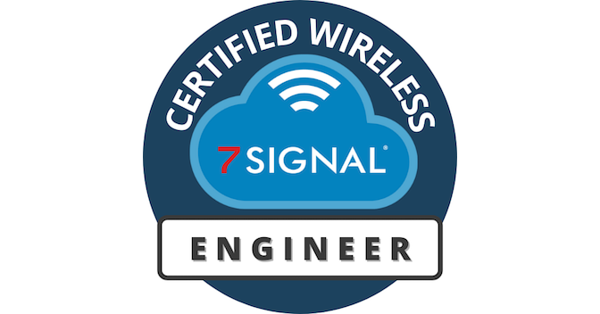 7SIGNAL Certified Wireless Engineer - Credly