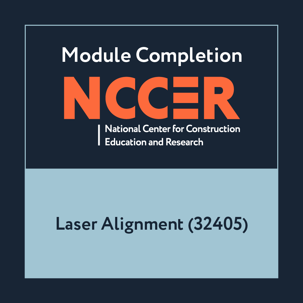 NCCER Laser Alignment (32405)