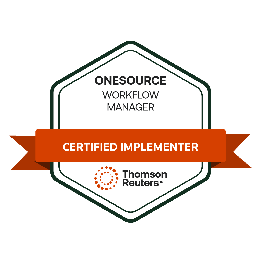 ONESOURCE Workflow Manager Certified Implementer
