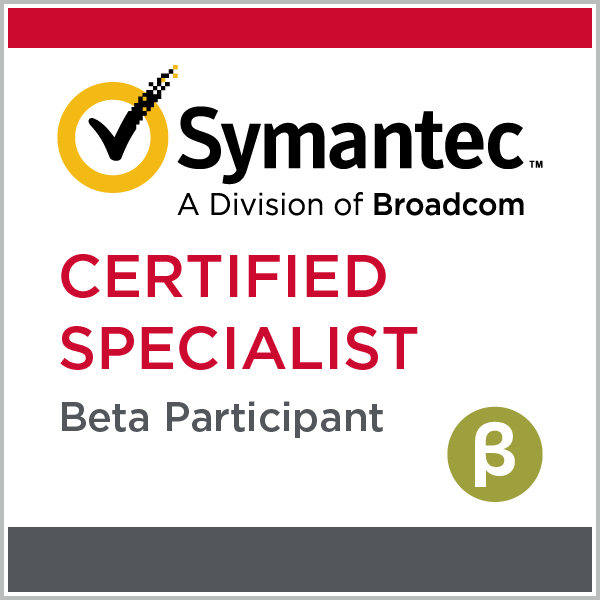 Symantec Certified Specialist (SCS) - BETA Exam Participant