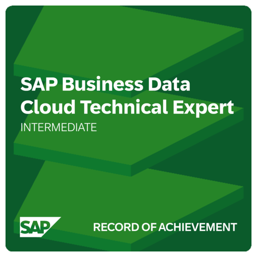 SAP Business Data Cloud Technical Expert - Record of Achievement - Credly