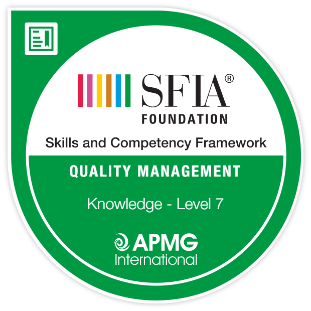 SFIA - Knowledge - Quality management (QUMG) - Level 7