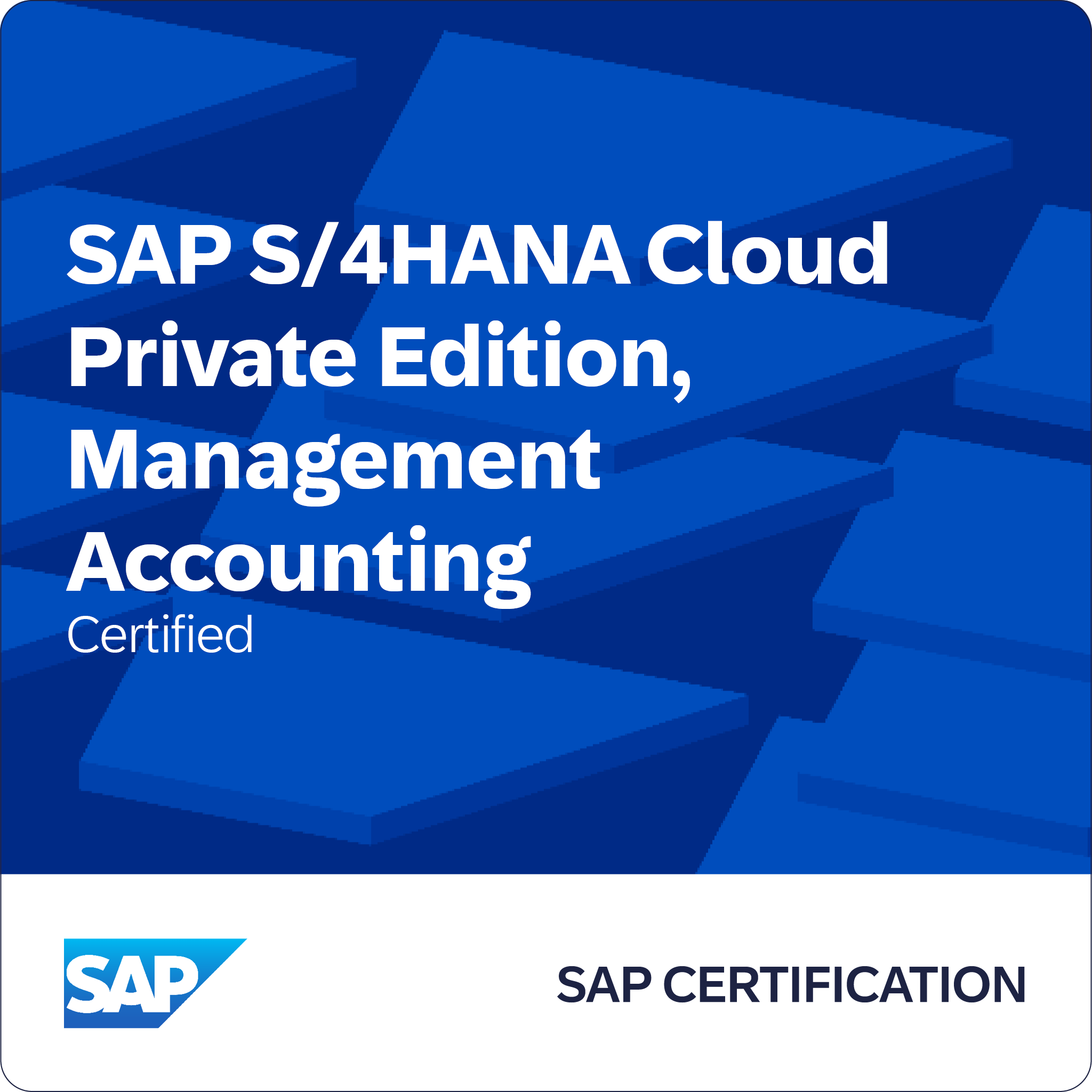 SAP Certified - SAP S/4HANA Cloud Private Edition - Management Accounting