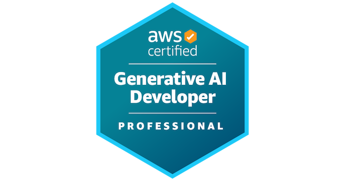 AWS Certified Generative AI Developer - Professional badge