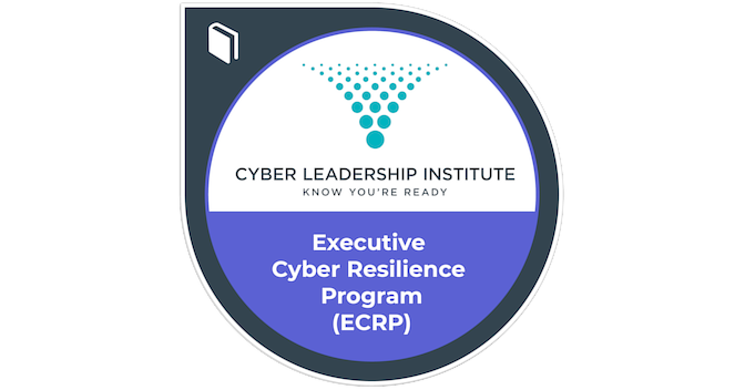 Executive Cyber Resilience Program - Credly