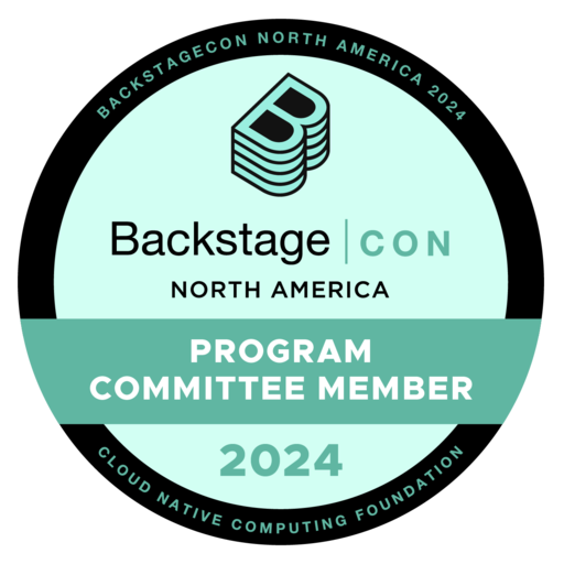 BackstageCon NA 2024 Program Committee Member Badge - Credly