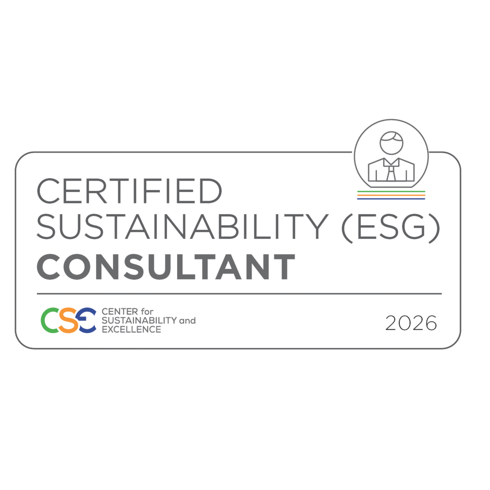Certified Sustainability Consultant