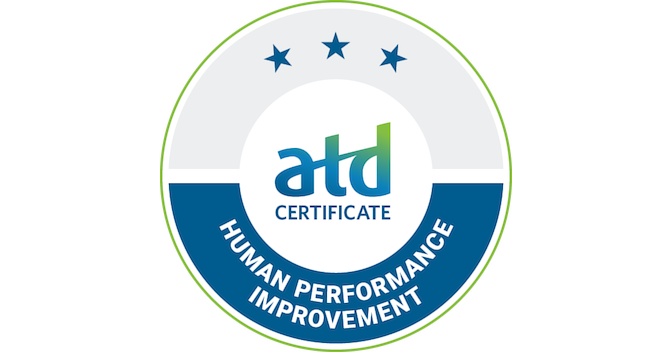 ATD Human Performance Improvement Certificate - Credly