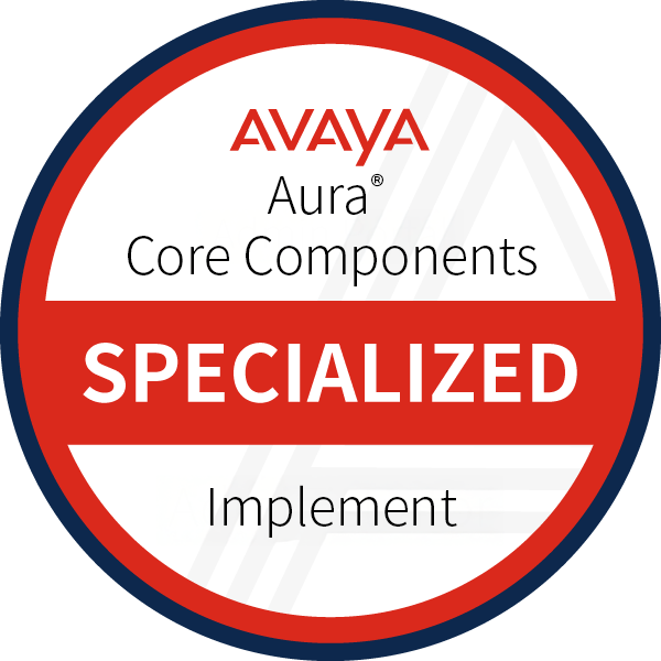 Avaya Aura® Core Components Technical Associate Implement