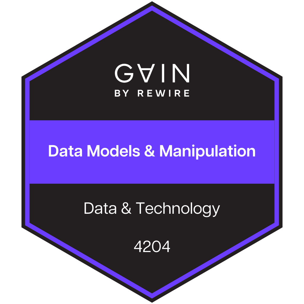4204 - Data Models & Manipulation