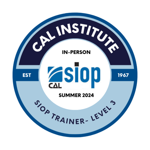 CAL Institute Summer 2024 - SIOP Trainer Level 3 (In-Person) - Credly