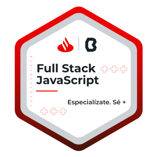 Full Stack JavaScript Santander Universidades - Credly