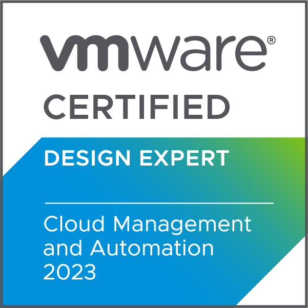 VMware Certified Design Expert - Cloud Management and Automation 2023