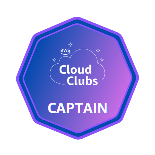 AWS Cloud Club Captain - Credly