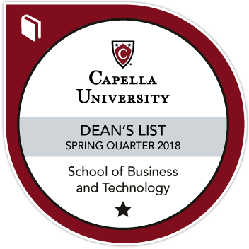 Dean's List - School of Business and Technology - Spring 2018