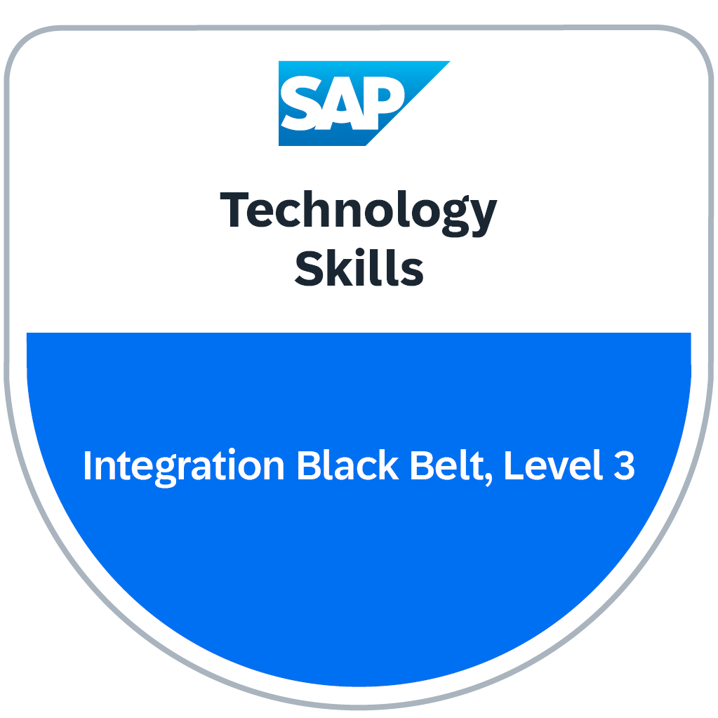 SAP Technology Skills - Integration Black Belt, Level 3