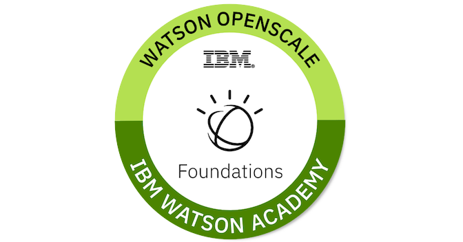 Watson OpenScale Foundations - Credly