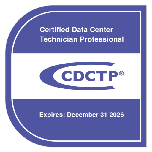 Certified Data Center Technician Professional (CDCTP®) - Credly