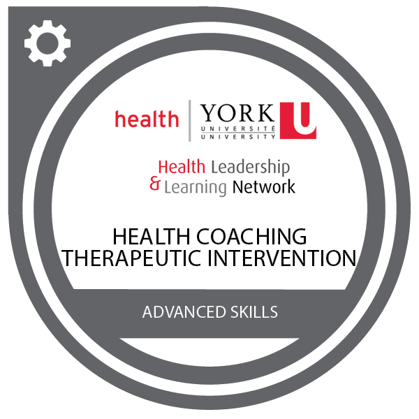 Health Coaching Therapeutic Intervention - Advanced Skills