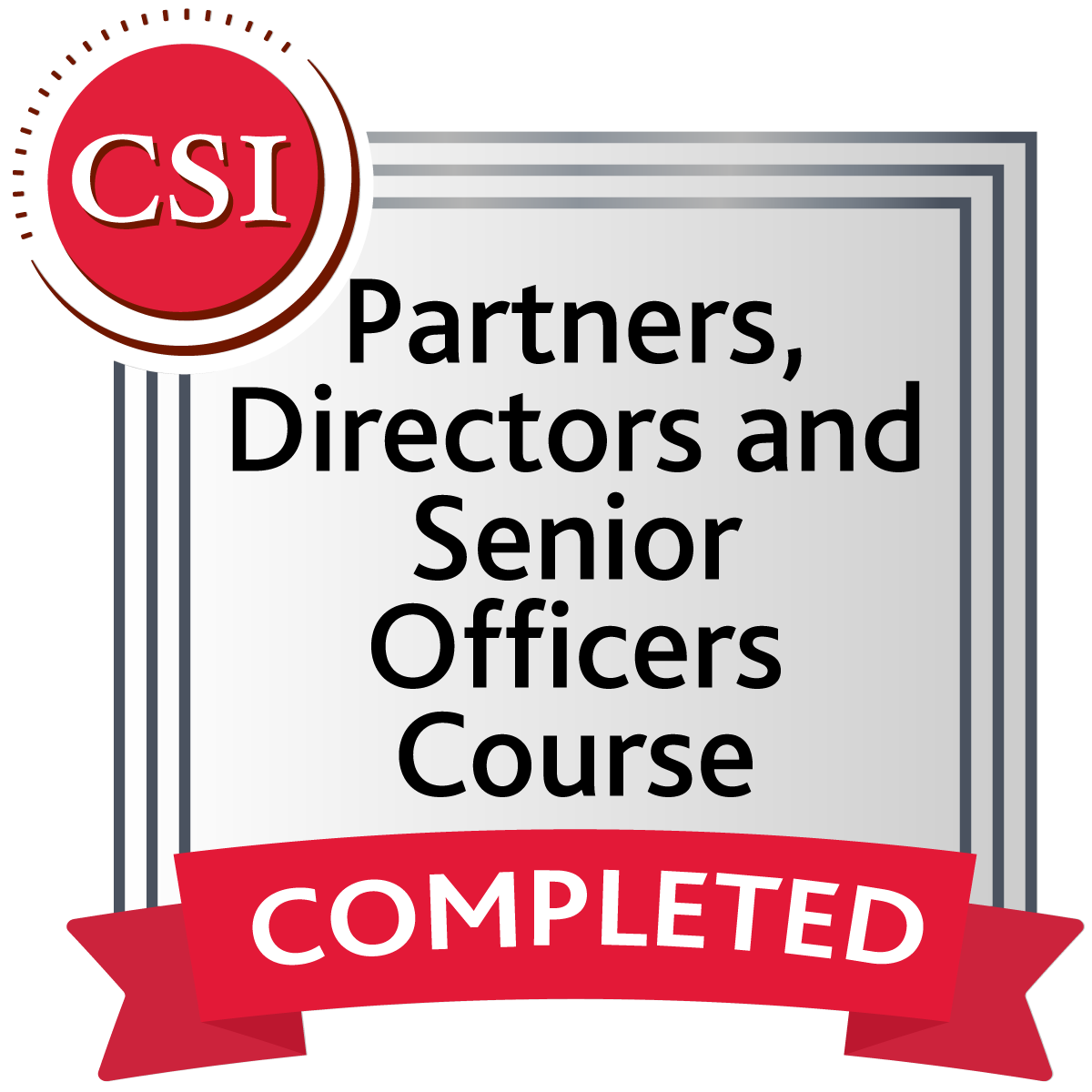 Partners, Directors and Senior Officers Course (PDO)