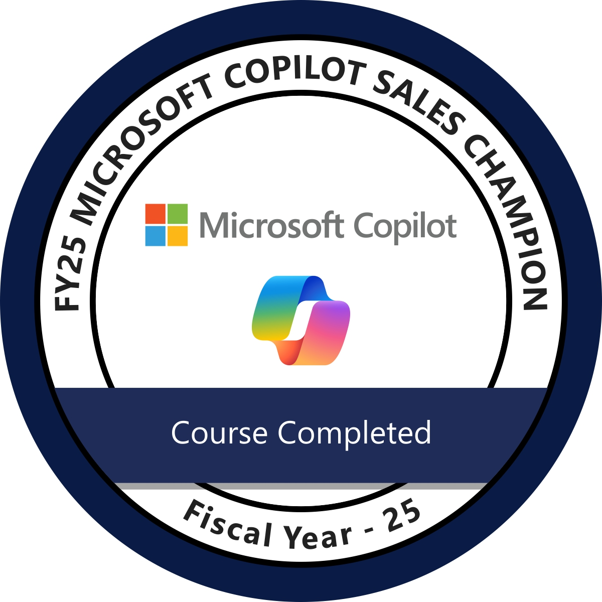 Microsoft Copilot Sales Champion — FY25