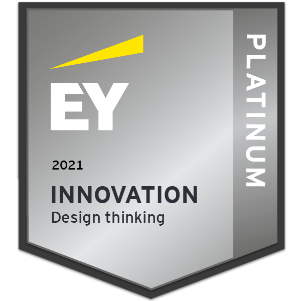 EY Innovation - Design thinking - Platinum (2021)