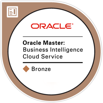 ORACLE MASTER Cloud Certified Oracle BI Cloud Service Bronze - JPN