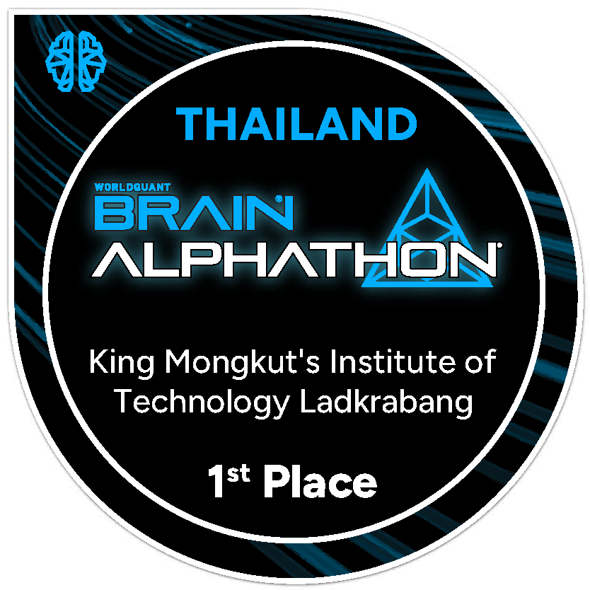 [Thailand] 2023 WorldQuant BRAIN Alphathon KMITL 1st Place