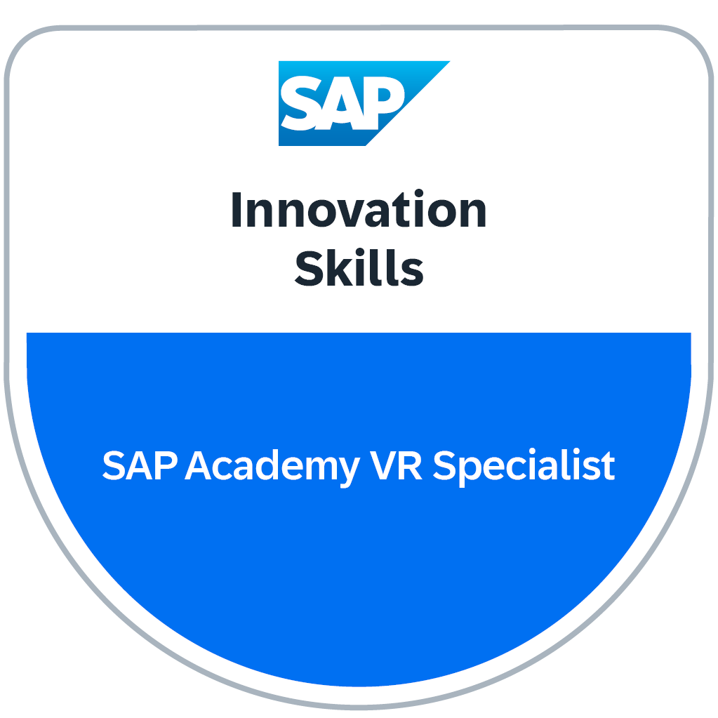 Innovation Skills - SAP Academy VR Specialist