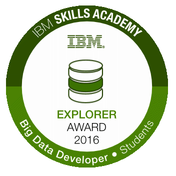 Big Data Developer - Explorer Award for Students 2016