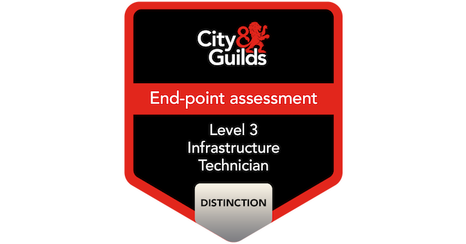 9648-73/75 Level 3 Infrastructure Technician - Distinction - Credly