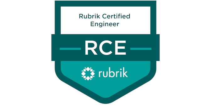 RCE - Rubrik Certified Engineer - Credly