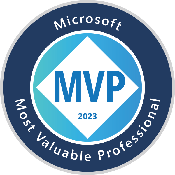 2023 Microsoft Most Valuable Professional (MVP)