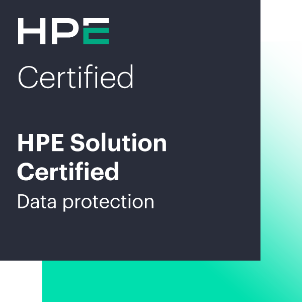 HPE Solution Certified - Data protection