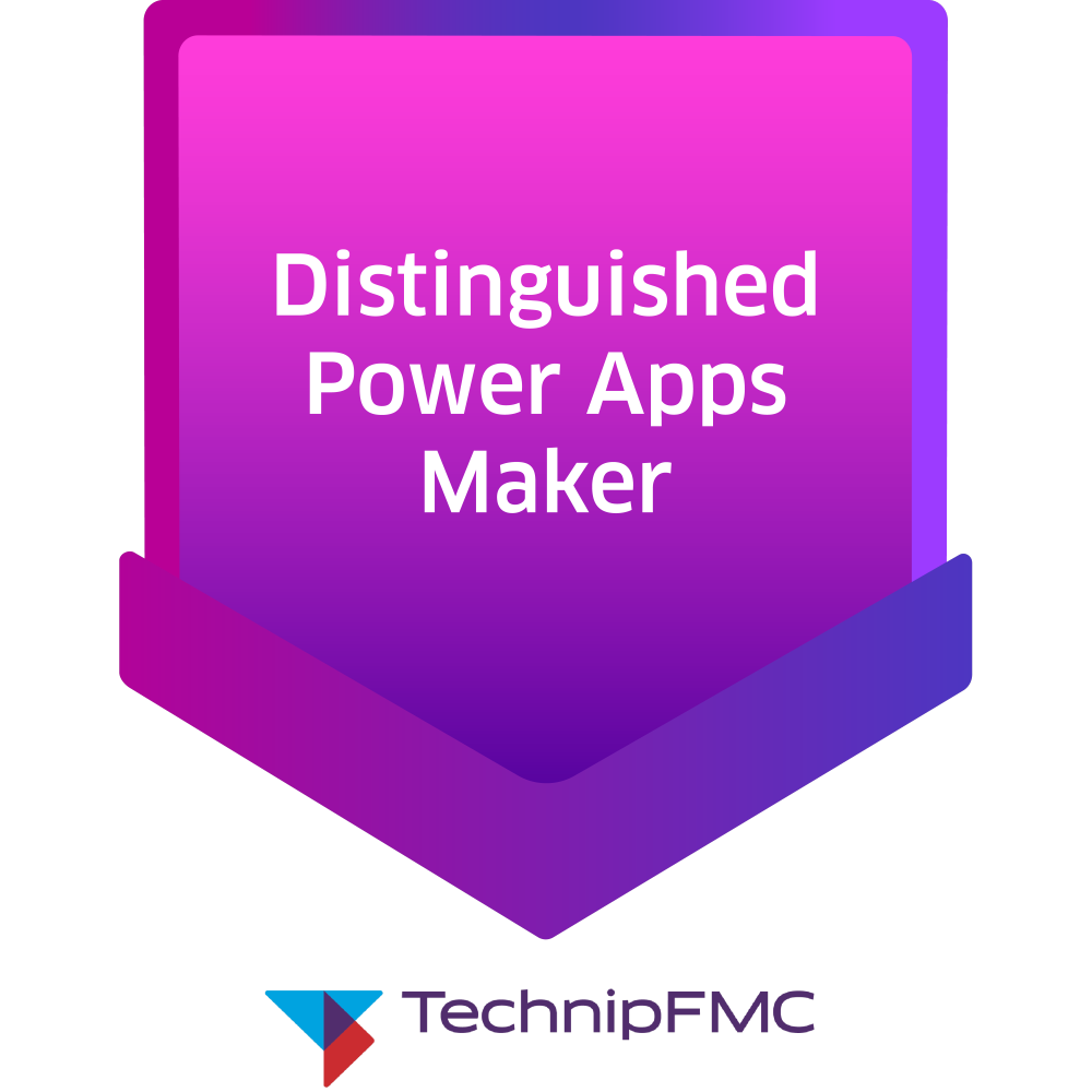 Distinguished Power Apps Maker
