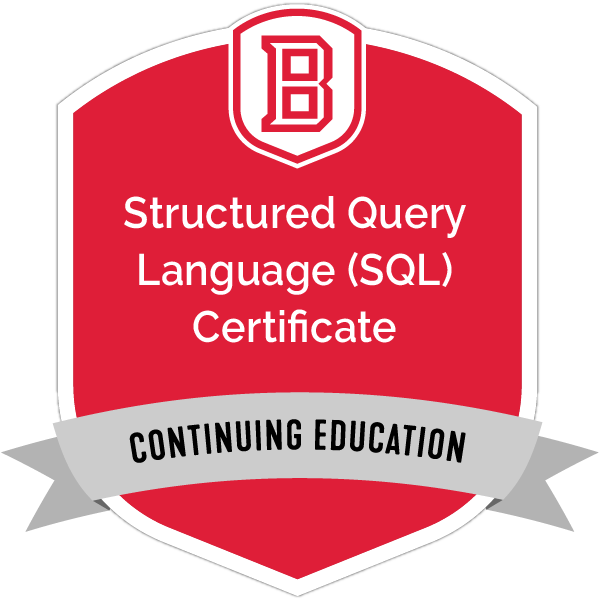 Structured Query Language (SQL) Certificate