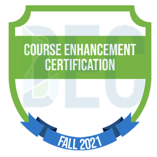 Course Enhancement Completion Fall 2021 - Credly