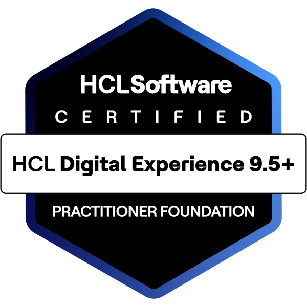 HCLSoftware Certified Practitioner Foundation Digital Experience 9.5+