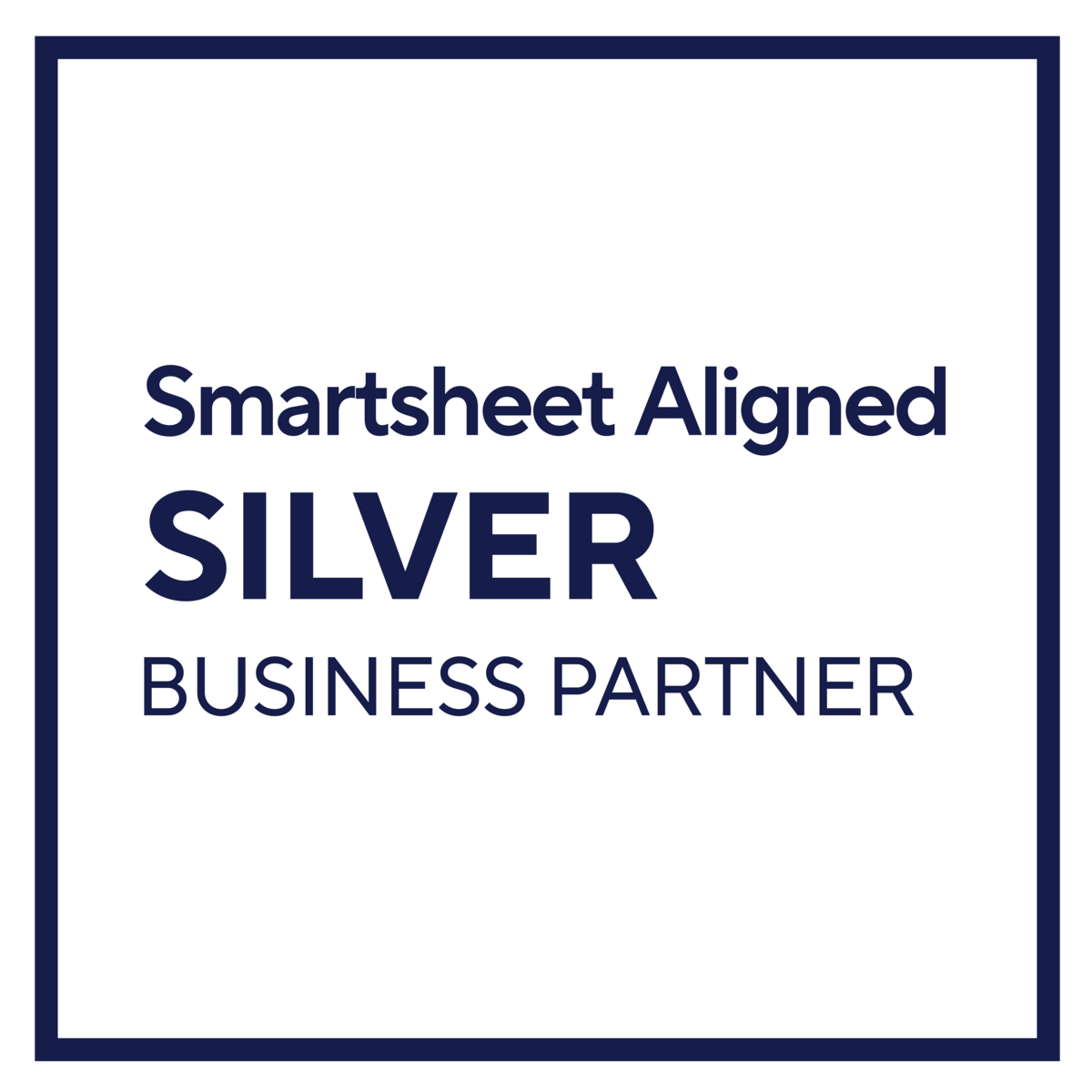 Smartsheet Aligned Silver Business Partner