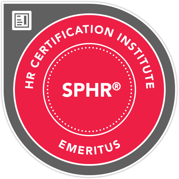 Senior Professional in Human Resources® (SPHR®) Certification - Emeritus