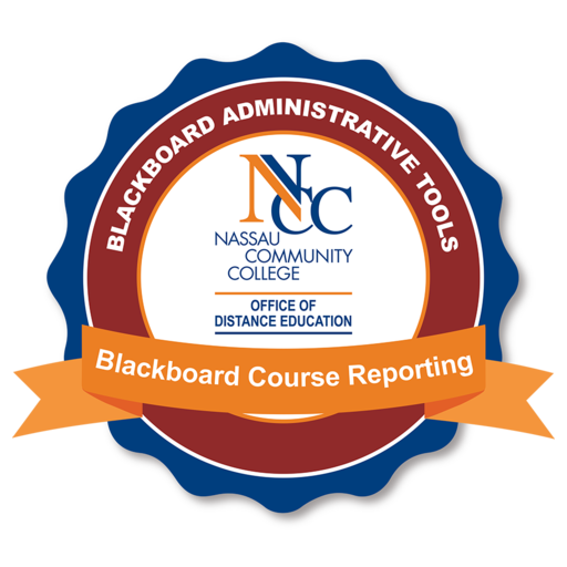 Blackboard Course Reporting Credly