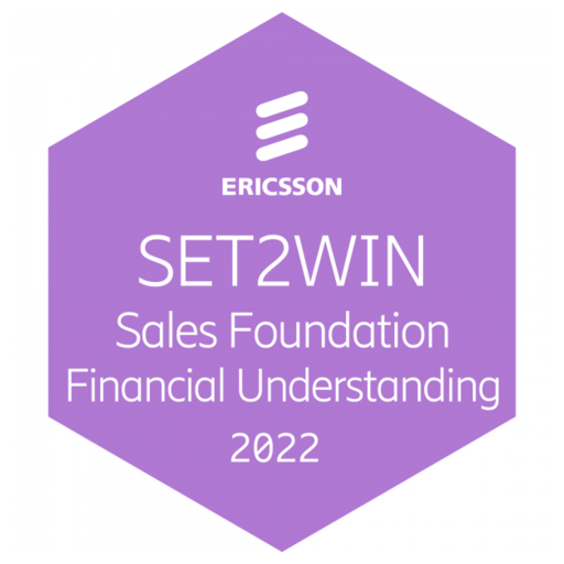 SET2WIN Sales Foundation Financial Understanding badge 2022 Credly